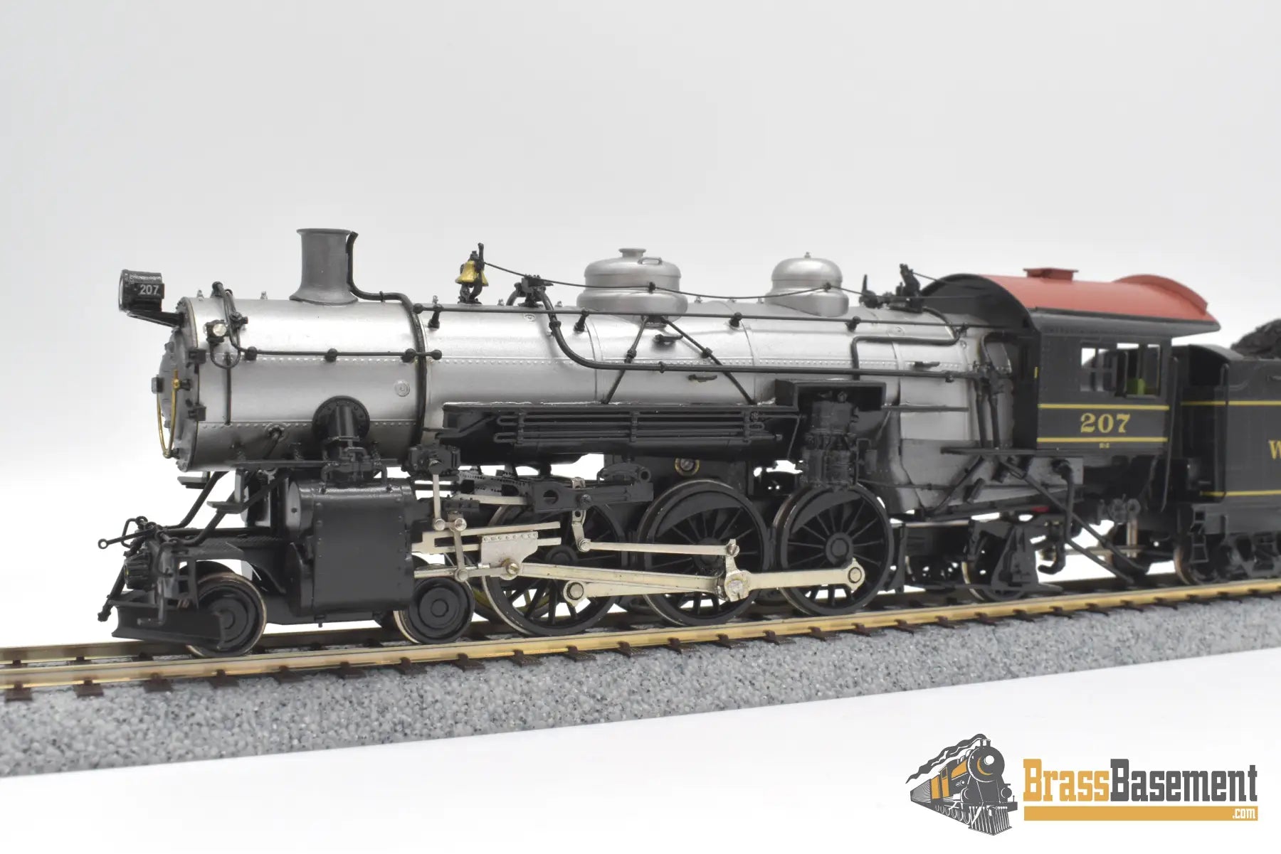 Ho Brass - Ortl Western Maryland Wm 4-6-2 K-2 Pacific #207 Pro Custom Paint Steam