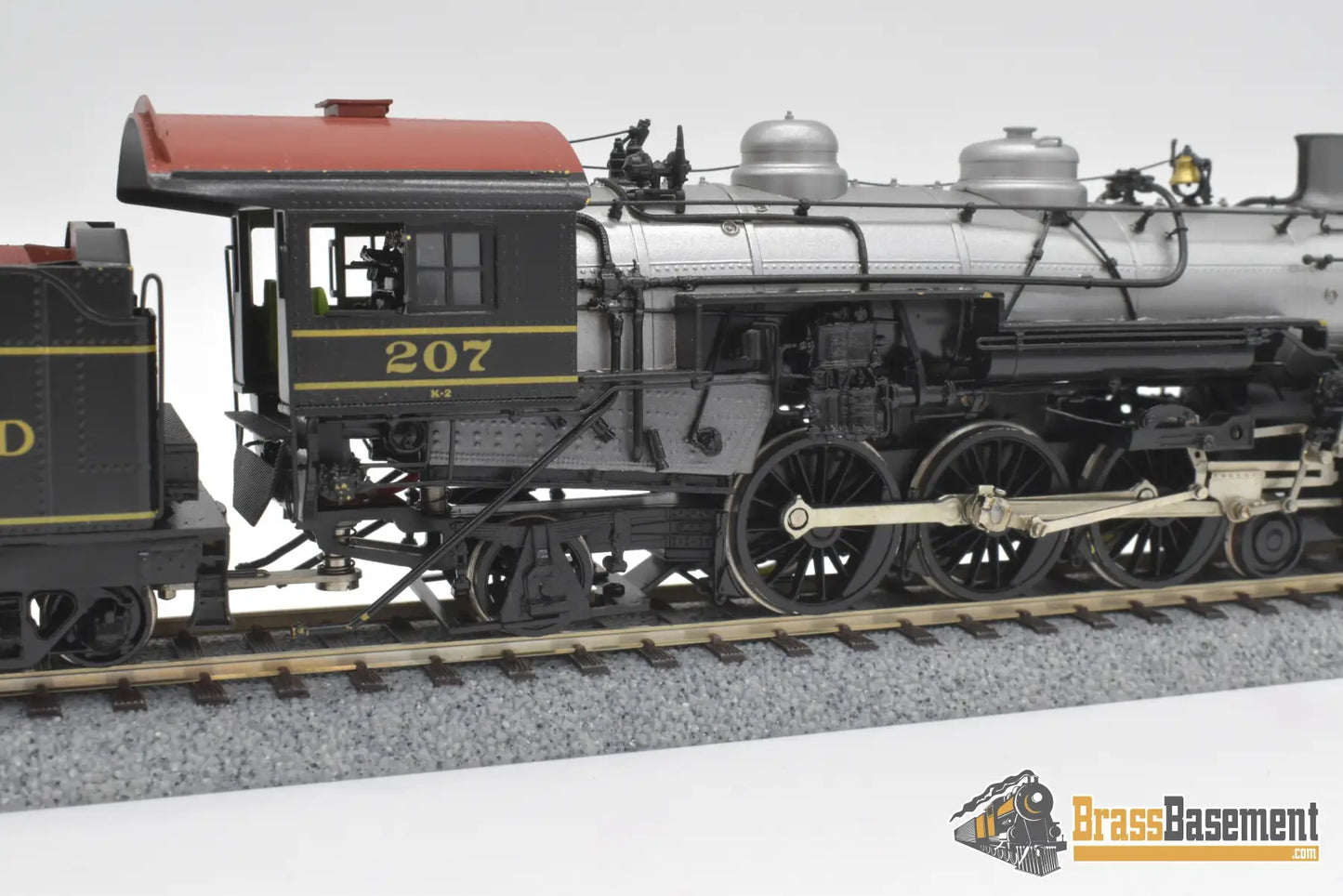 Ho Brass - Ortl Western Maryland Wm 4-6-2 K-2 Pacific #207 Pro Custom Paint Steam