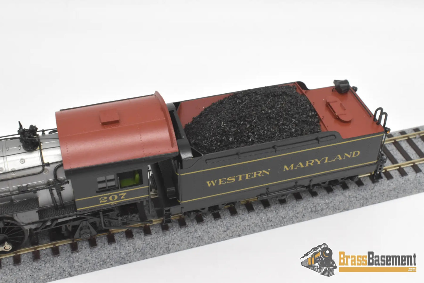 Ho Brass - Ortl Western Maryland Wm 4-6-2 K-2 Pacific #207 Pro Custom Paint Steam