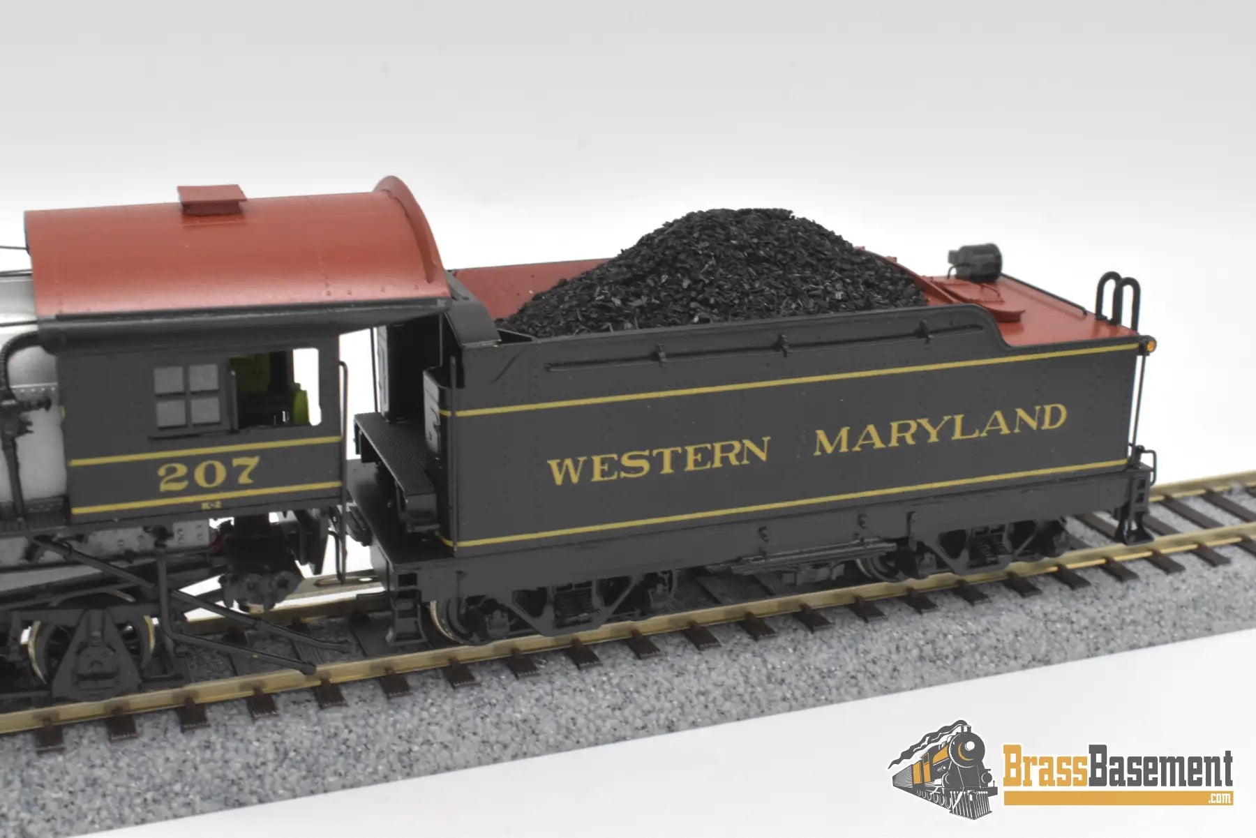 Ho Brass - Ortl Western Maryland Wm 4-6-2 K-2 Pacific #207 Pro Custom Paint Steam