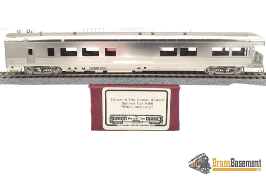 Ho Brass - Pcc Palace Car Company Drgw Rio Grande Business ’Wilson Mccarthy’ Plated Unlettered