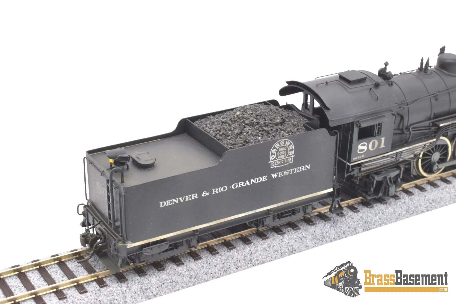 Ho Brass - Pfm Drgw Rio Grande P - 44 4 - 6 - 2 Pacific Custom Paint Samhongsa Steam