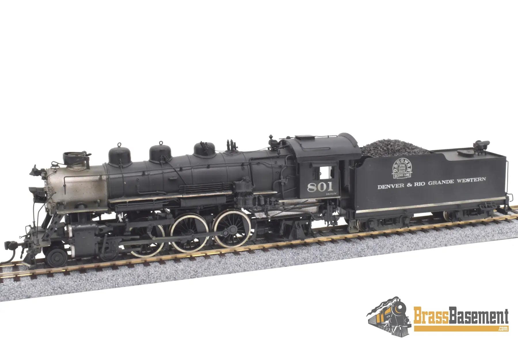 Ho Brass - Pfm Drgw Rio Grande P - 44 4 - 6 - 2 Pacific Custom Paint Samhongsa Steam