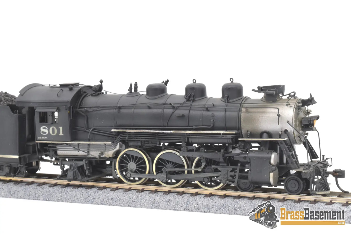 Ho Brass - Pfm Drgw Rio Grande P - 44 4 - 6 - 2 Pacific Custom Paint Samhongsa Steam