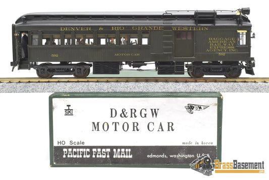 Ho Brass - Pfm Ski D&Rgw Rio Grande Motor Car 1979 Boyd Reyes Pro Paint Dcc/Sound Passenger