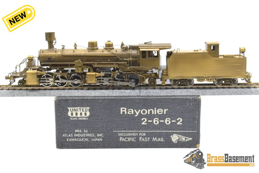 Ho Brass - Pfm United Rayonier #28 Baldwin Logging 2-6-6-2 Articulated Unpainted 1980 Run Steam