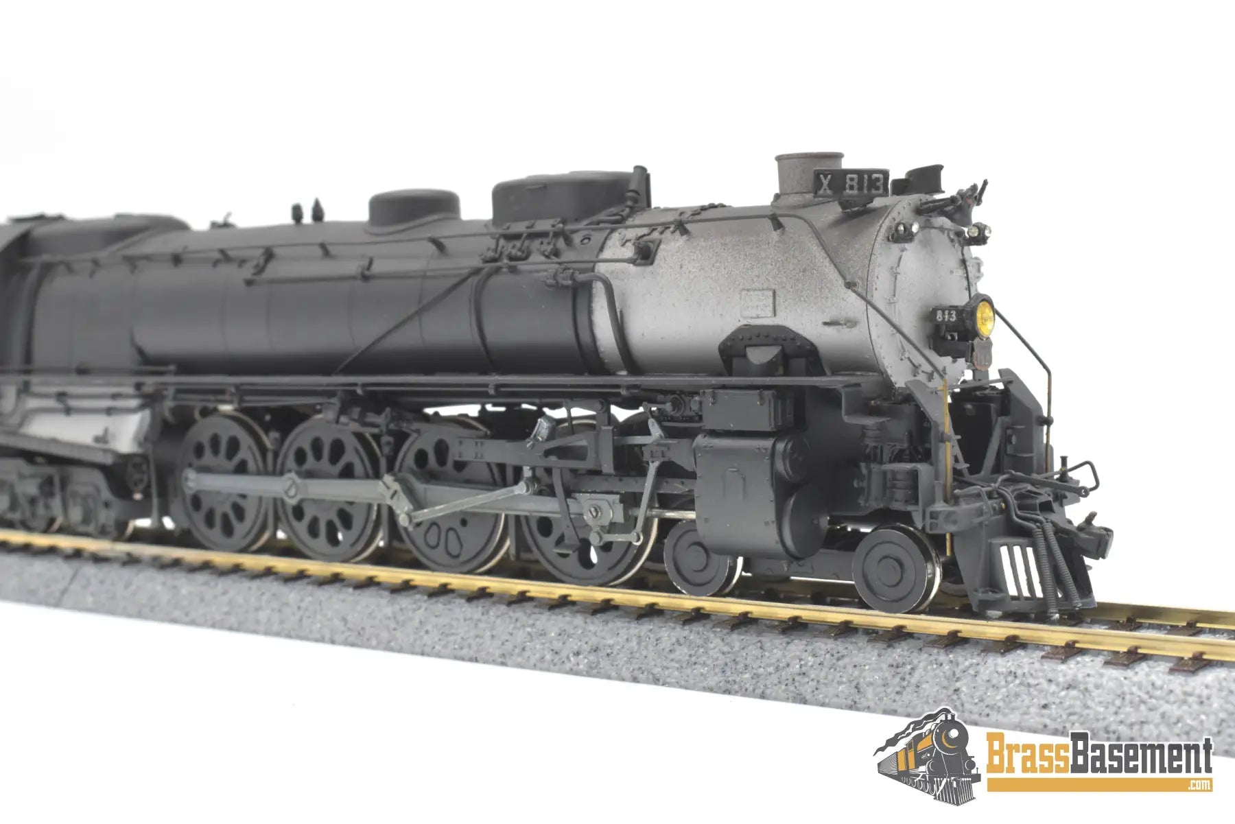 Ho Brass - Pfm Up Union Pacific Fef-1 4-8-4 #813 Custom Paint Runs Well Steam