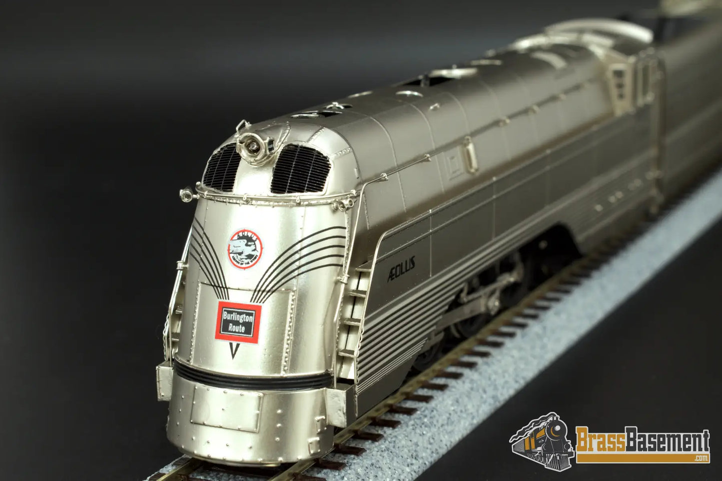 Ho Brass - Precision Scale Co. Psc Cb&Q Burlington ’Aeolus’ S - 4A Streamlined 4 - 6 - 4 Steam