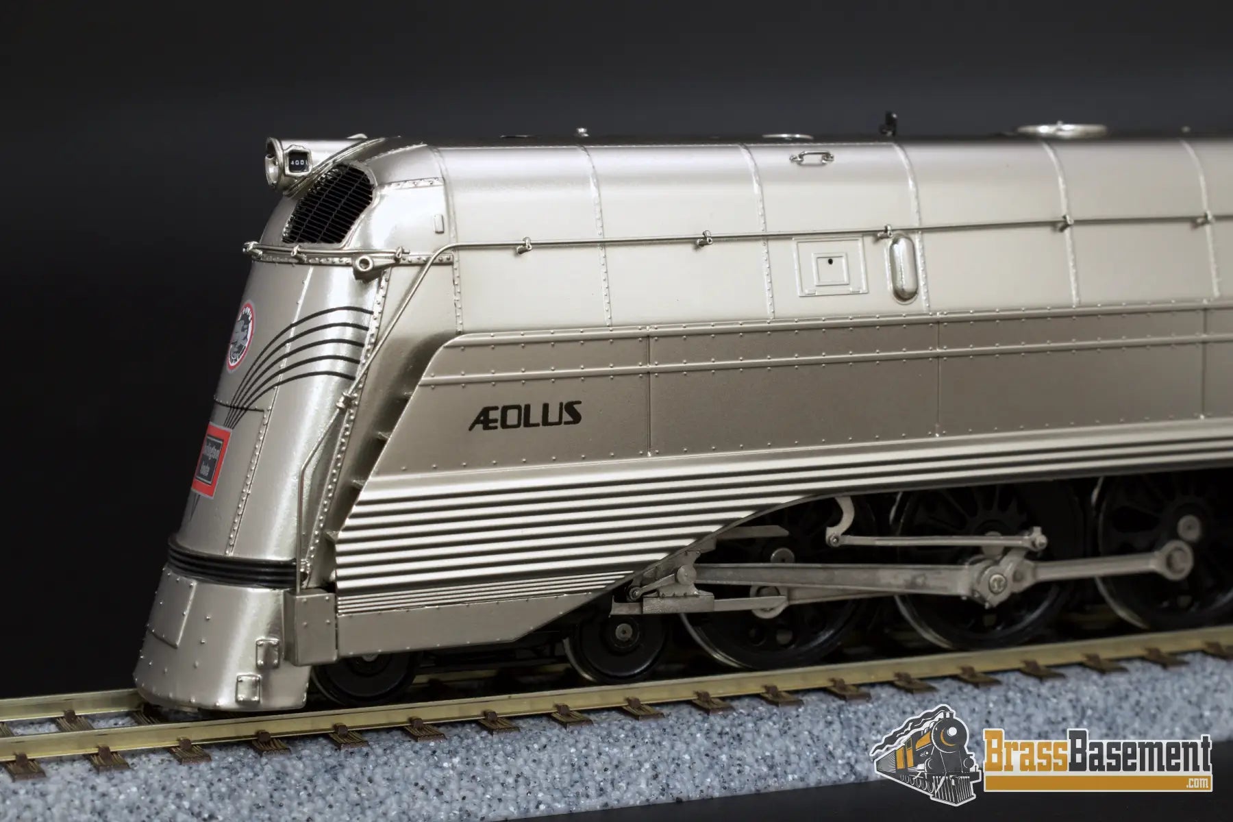 Ho Brass - Precision Scale Co. Psc Cb&Q Burlington ’Aeolus’ S - 4A Streamlined 4 - 6 - 4 Steam