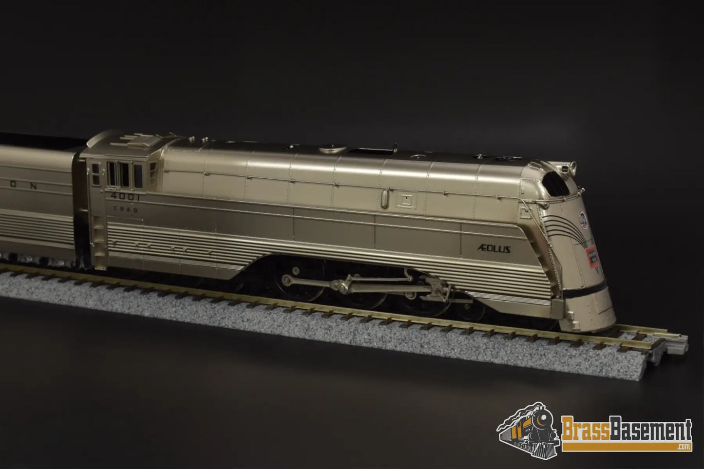 Ho Brass - Precision Scale Co. Psc Cb&Q Burlington ’Aeolus’ S - 4A Streamlined 4 - 6 - 4 Steam