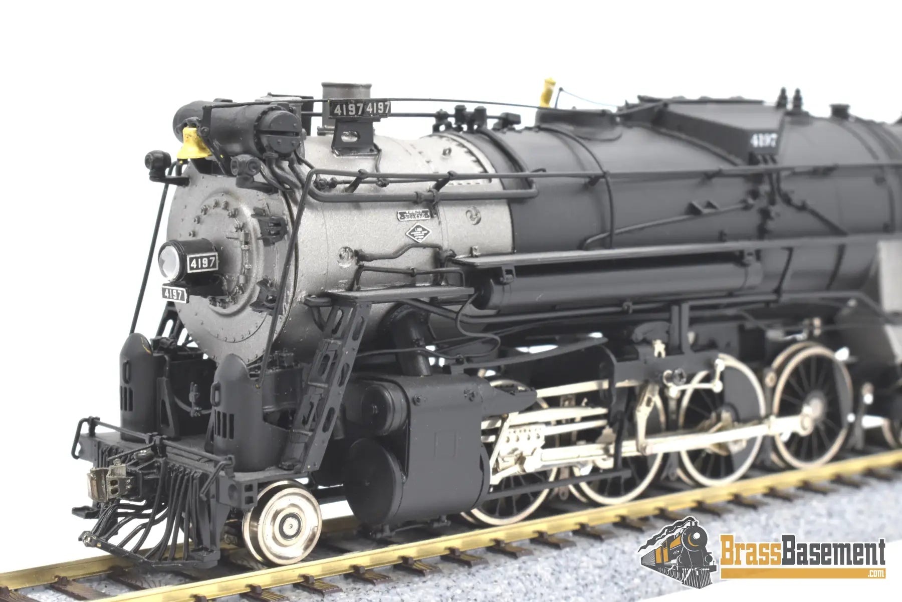 Ho Brass - Psc 15516 - 1 Atsf Santa Fe 2 - 8 - 4 #4197 Rebuilt Ex - B&M F/P Steam