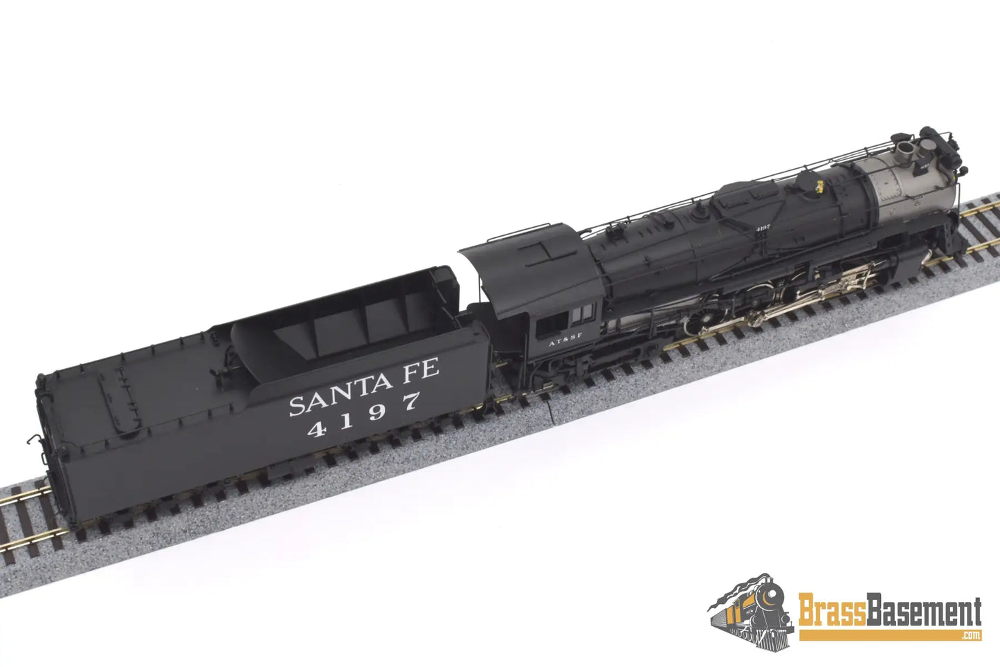 Ho Brass - Psc 15516 - 1 Atsf Santa Fe 2 - 8 - 4 #4197 Rebuilt Ex - B&M F/P Steam