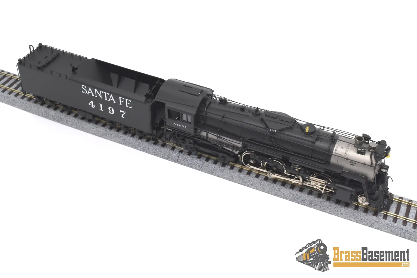 Ho Brass - Psc 15516 - 1 Atsf Santa Fe 2 - 8 - 4 #4197 Rebuilt Ex - B&M F/P Steam