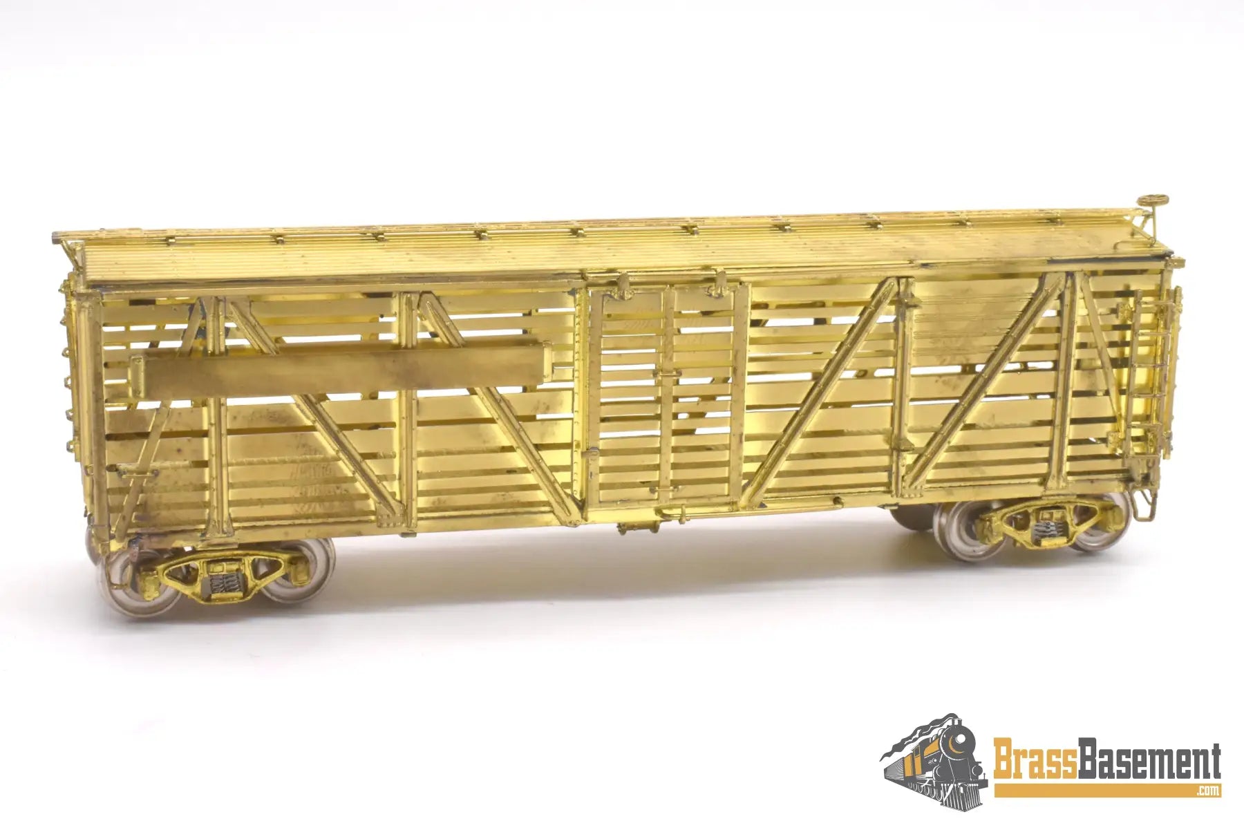 Ho Brass - Psc 15600 Pennsylvania Rr Prr Stock Car K8A Rebuilt Unpainted Freight