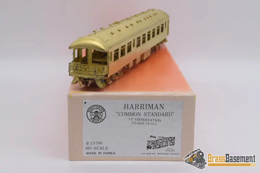 Ho Brass - Psc 15790 Southern Pacific 72’ Observation Car Unpainted Passenger