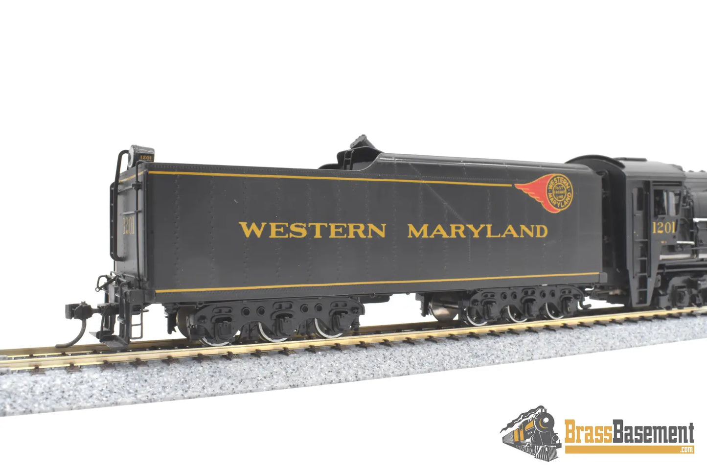 Ho Brass - Psc 16042-1 Western Maryland Wm M-2 4-6-6-4 #1201 Factory Painted Steam