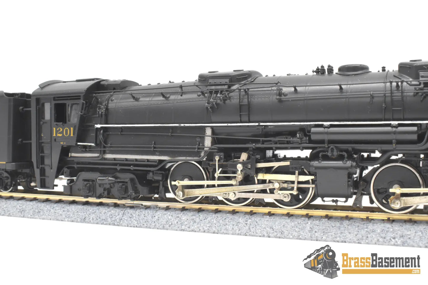 Ho Brass - Psc 16042-1 Western Maryland Wm M-2 4-6-6-4 #1201 Factory Painted Steam