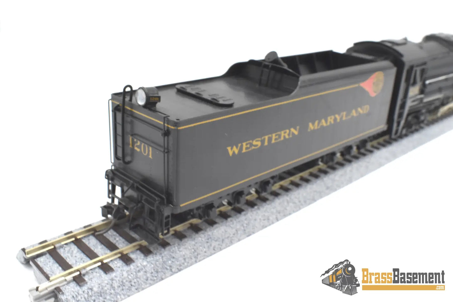 Ho Brass - Psc 16042-1 Western Maryland Wm M-2 4-6-6-4 #1201 Factory Painted Steam