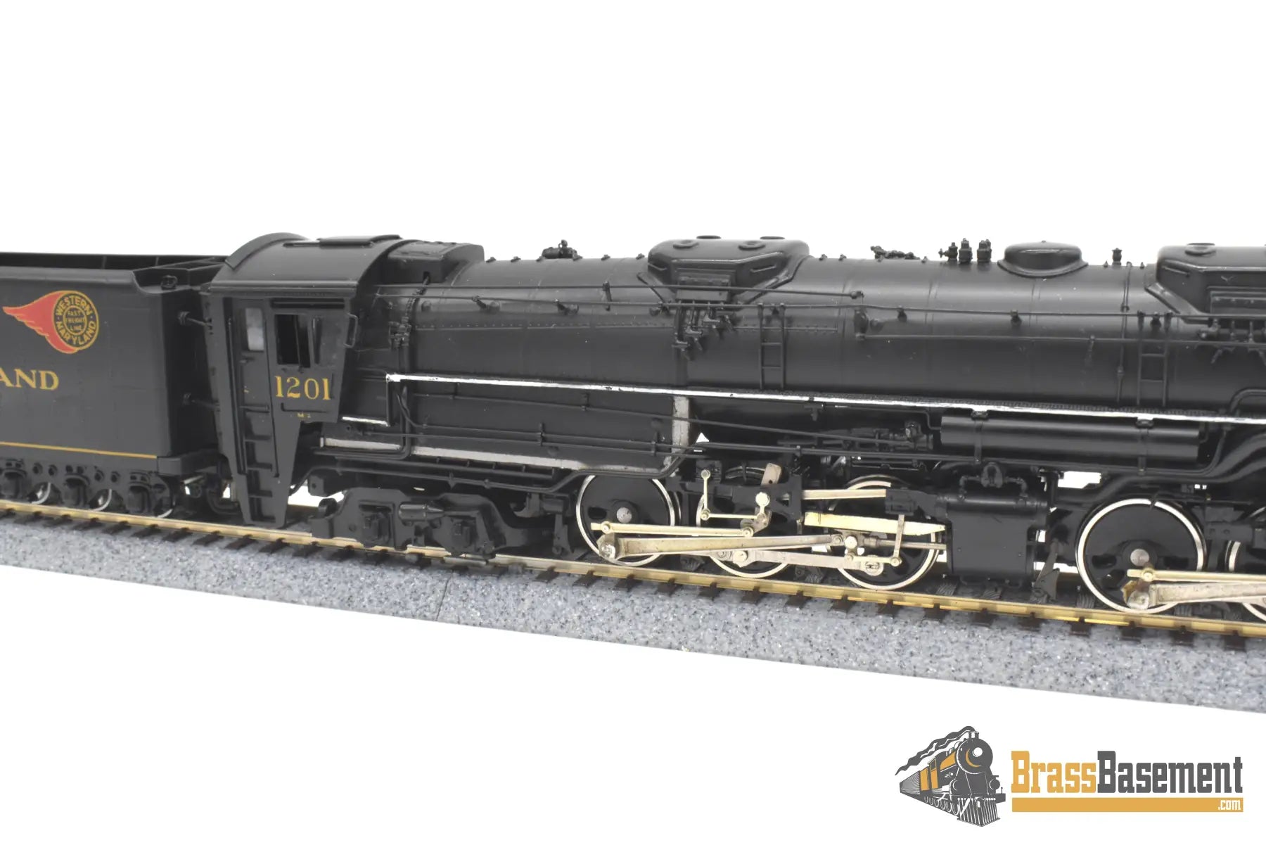 Ho Brass - Psc 16042-1 Western Maryland Wm M-2 4-6-6-4 #1201 Factory Painted Steam