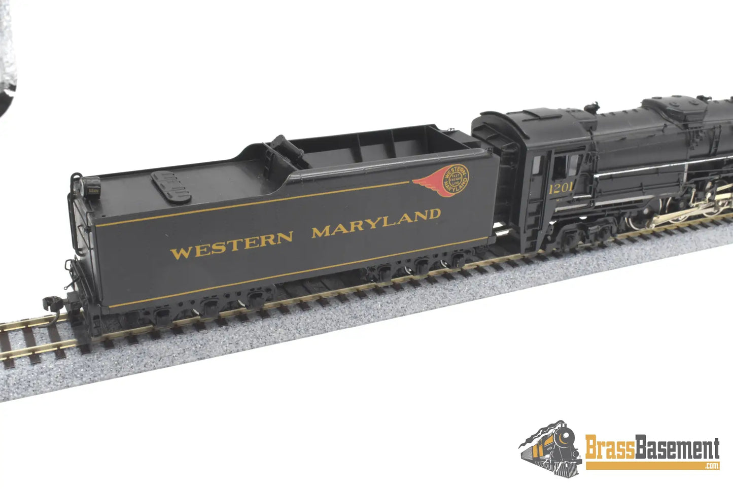 Ho Brass - Psc 16042-1 Western Maryland Wm M-2 4-6-6-4 #1201 Factory Painted Steam