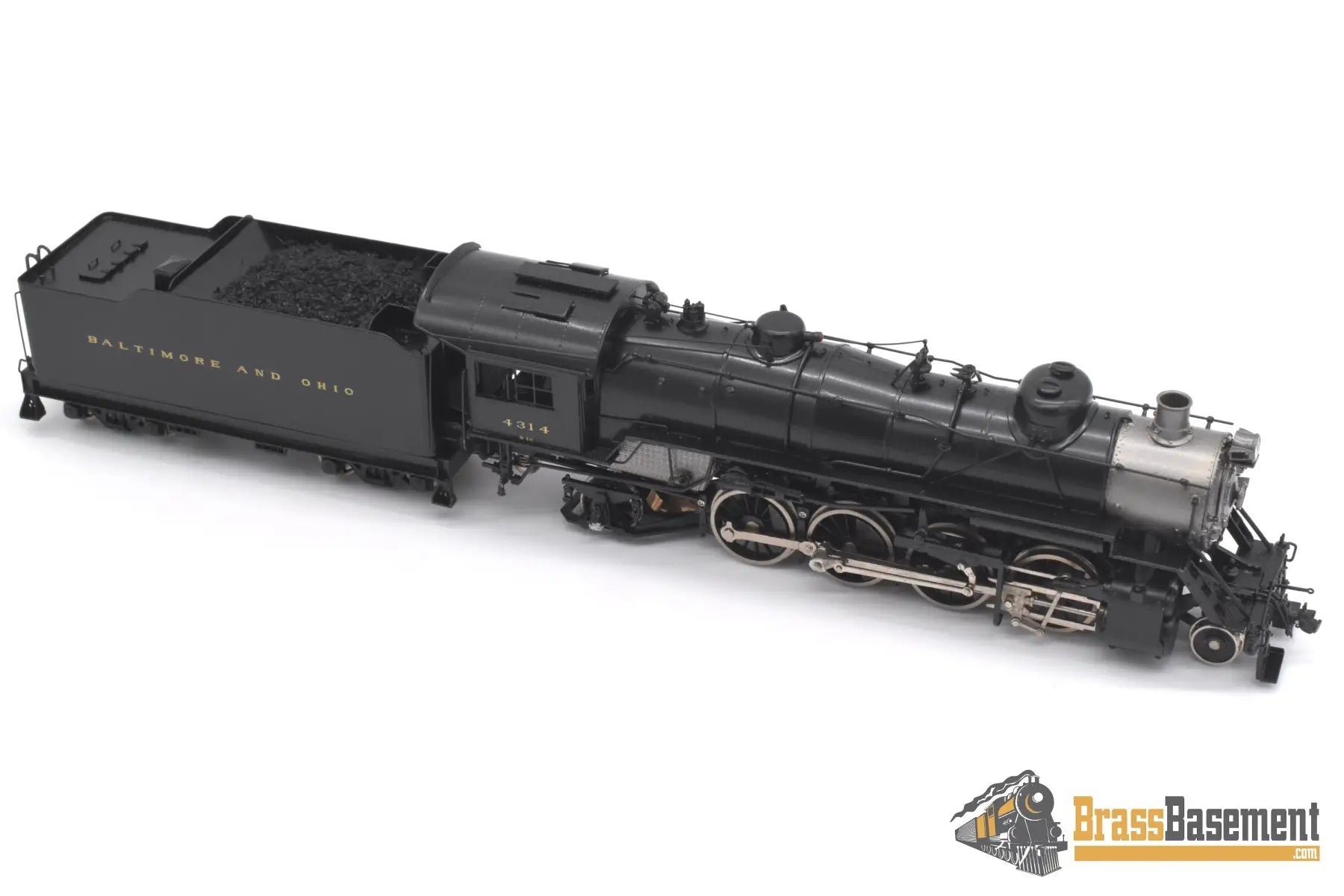 Ho Brass - Psc 16534-1 B&O Baltimore & Ohio 2-8-2 Q-1C #4314 F/P Mint Steam