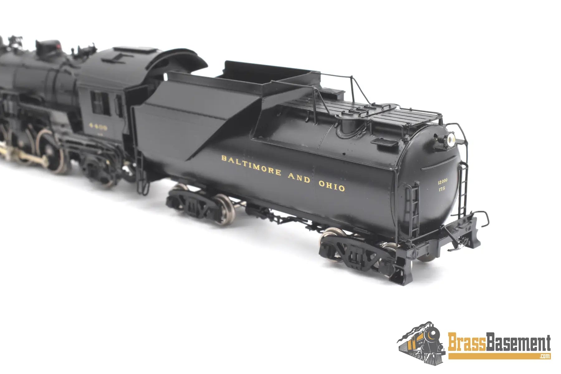 Ho Brass - Psc 16536-1 B&O Baltimore & Ohio 2-8-2 Q-4 #4409 Vanderbilt Tender F/P Mint Steam