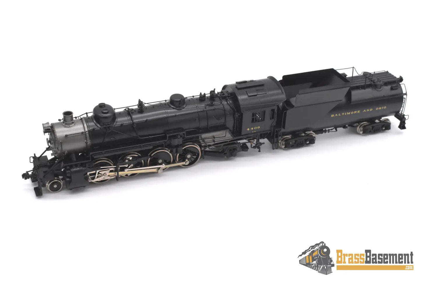 Ho Brass - Psc 16536-1 B&O Baltimore & Ohio 2-8-2 Q-4 #4409 Vanderbilt Tender F/P Mint Steam