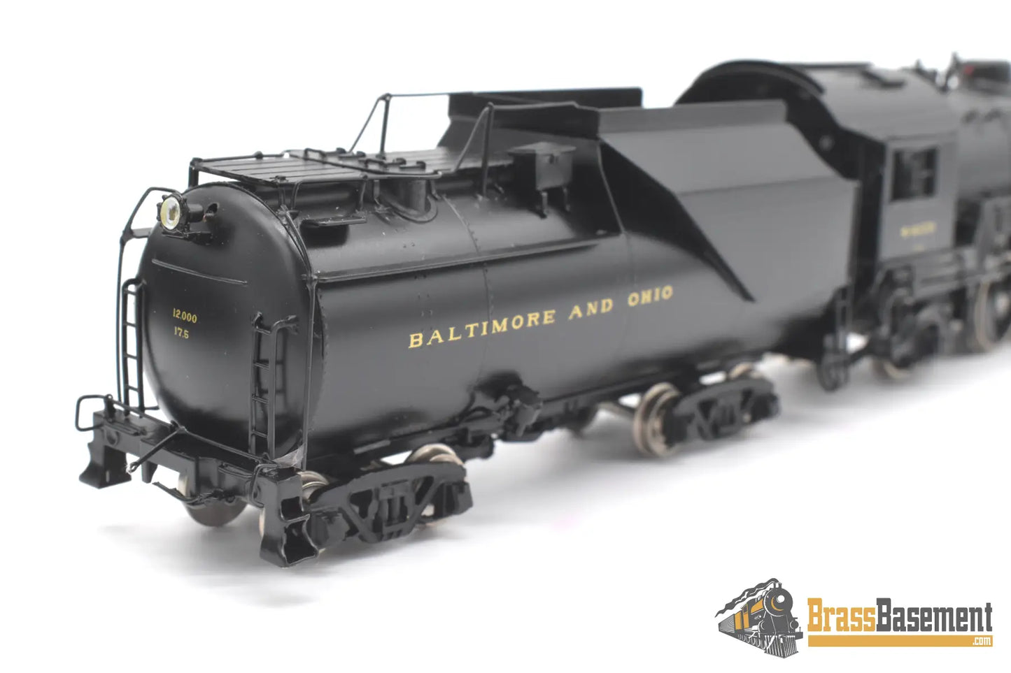 Ho Brass - Psc 16536-1 B&O Baltimore & Ohio 2-8-2 Q-4 #4409 Vanderbilt Tender F/P Mint Steam