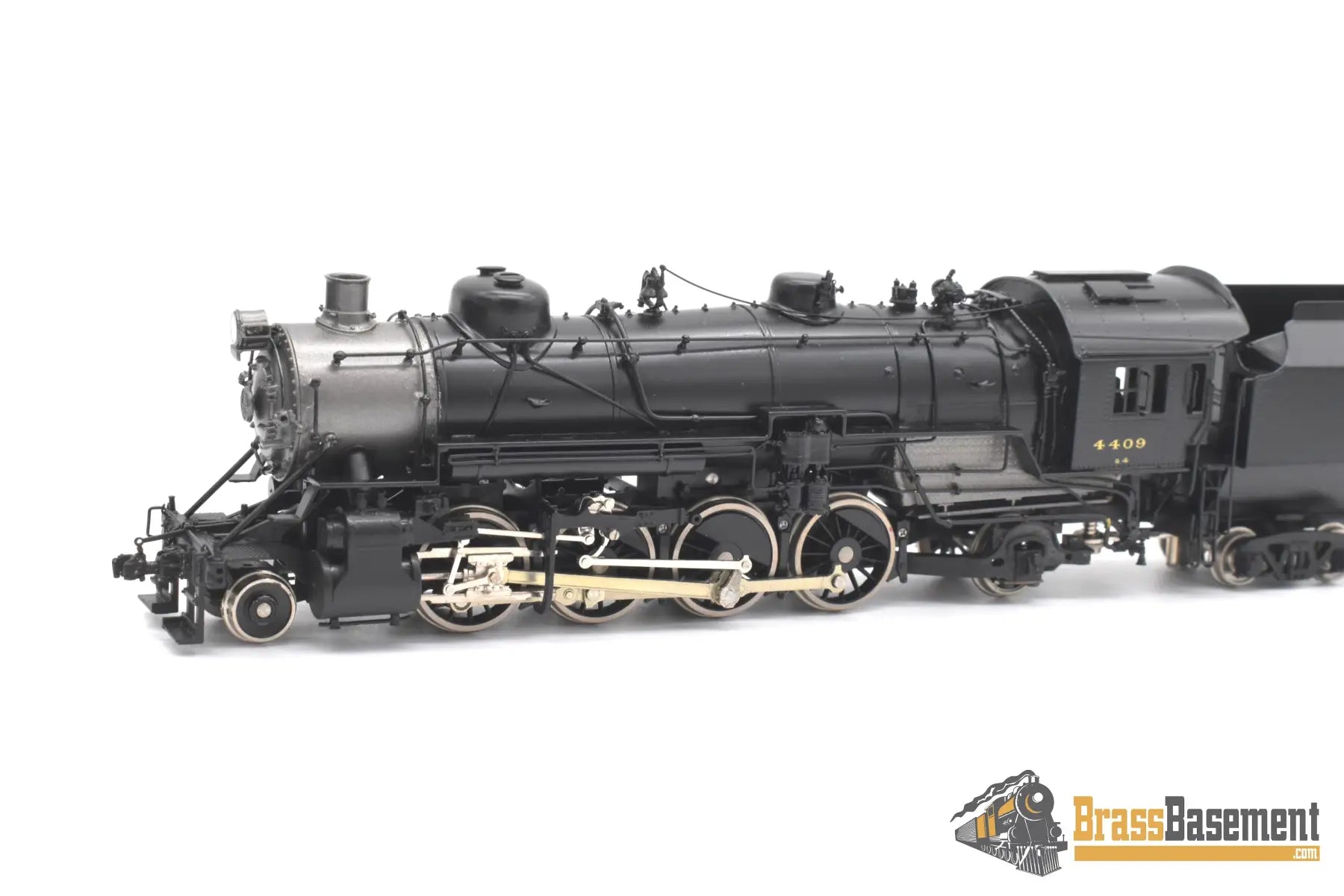 Ho Brass - Psc 16536-1 B&O Baltimore & Ohio 2-8-2 Q-4 #4409 Vanderbilt Tender F/P Mint Steam