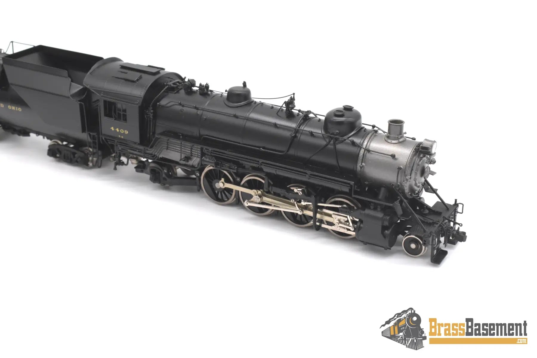 Ho Brass - Psc 16536-1 B&O Baltimore & Ohio 2-8-2 Q-4 #4409 Vanderbilt Tender F/P Mint Steam