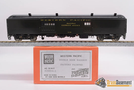 Ho Brass - Psc 16664 - 1 Western Pacific Double Door Baggage Factory Paint Passenger