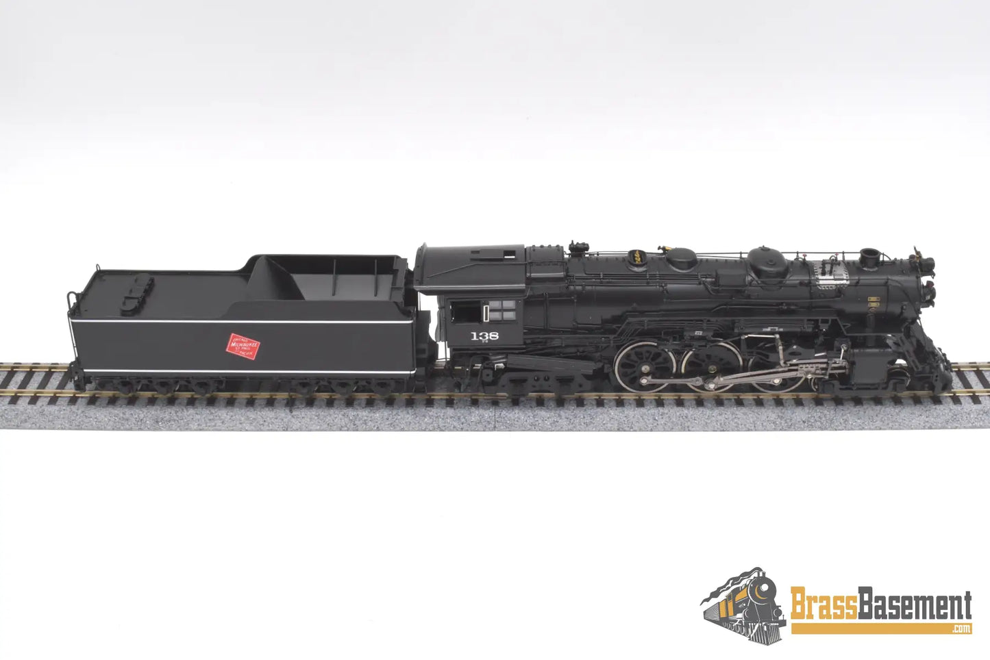 Ho Brass - Psc #17300-1 Milwaukee Road F6 4-6-4 Hudson #138 F/P Superb Model Steam