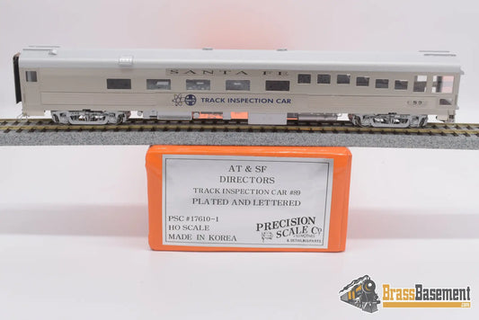 Ho Brass - Psc 17610.1 Atsf Santa Fe Directors Track Inspection Car #89 Passenger