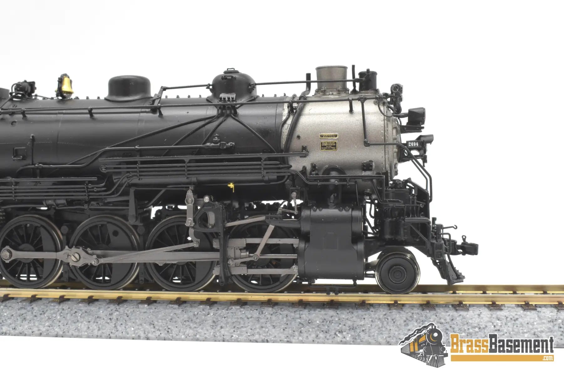 Ho Brass - Psc 17986.1 Rock Island Crip K-68B 2-8-2 Mikado #2694 W Mars Light & Oil Tender Boo-Rim