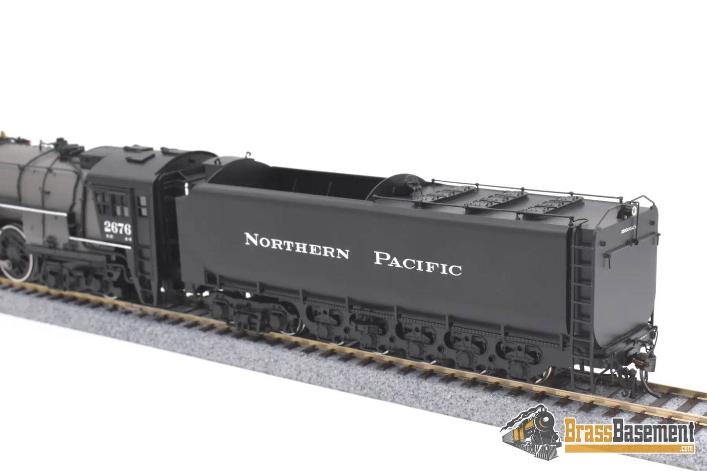 Ho Brass - Psc 18030 - 2 Northern Pacific 4 - 8 - 4 A - 4 #2676 Gray Boiler F/P Boo - Rim Steam