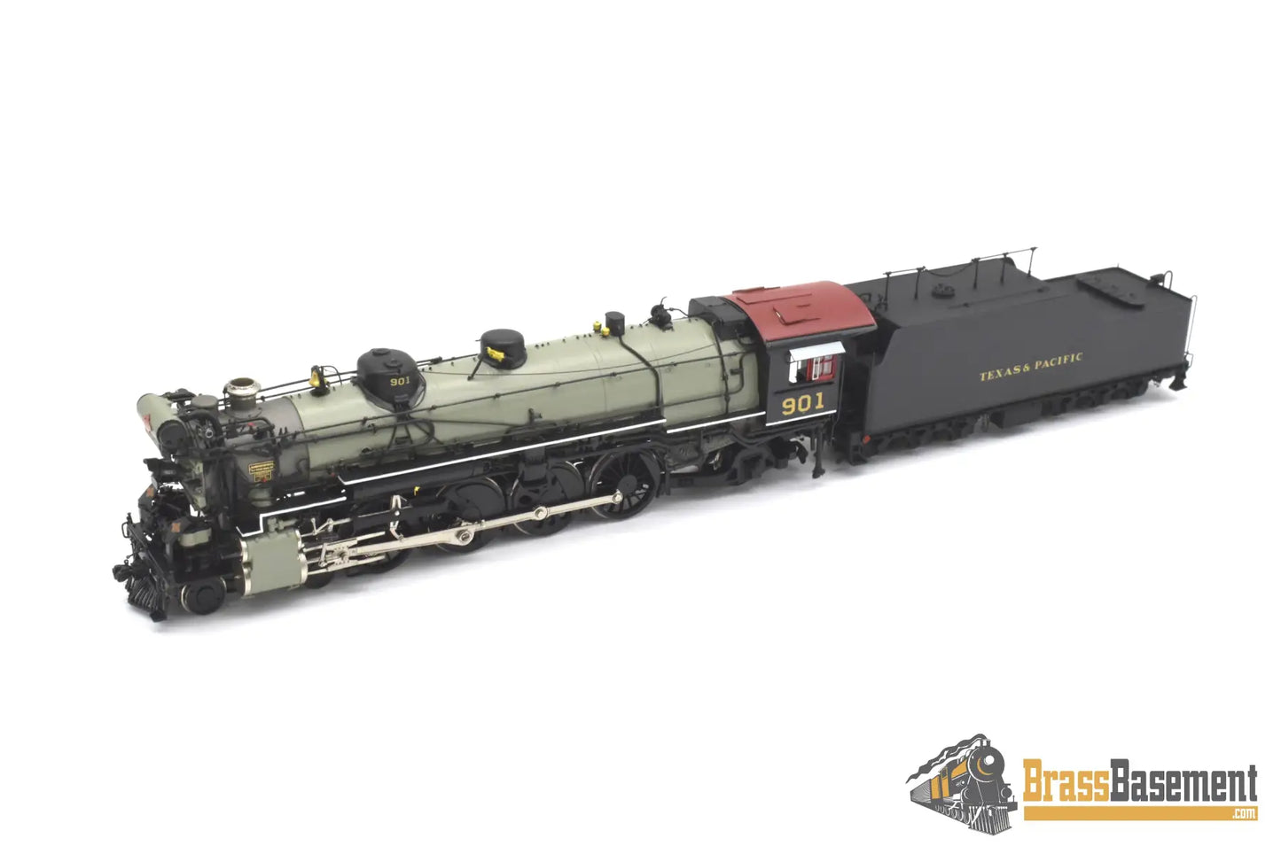 Ho Brass - Psc 18106-1 Texas & Pacific T&P 4-8-2 M-1 Mountain #901 Mint Steam