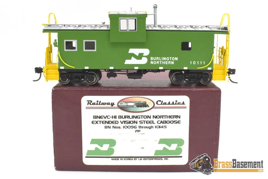 Ho Brass - Railway Classics Burlington Northern Bn Extended Vision Caboose Fp