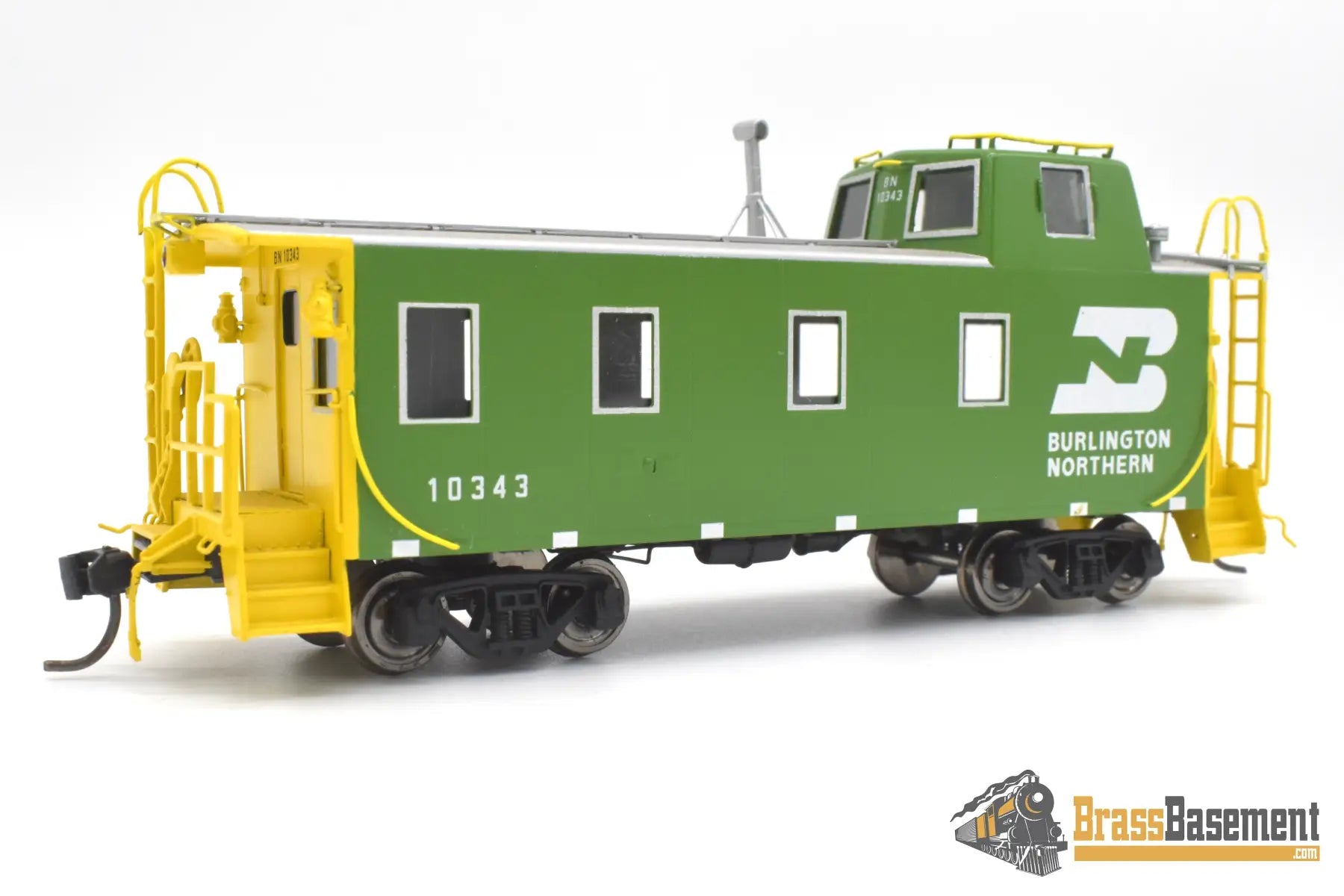 Ho Brass - Railway Classics Burlington Northern Bn Ne-12 Steel Caboose #10343 Streamlined Cupola