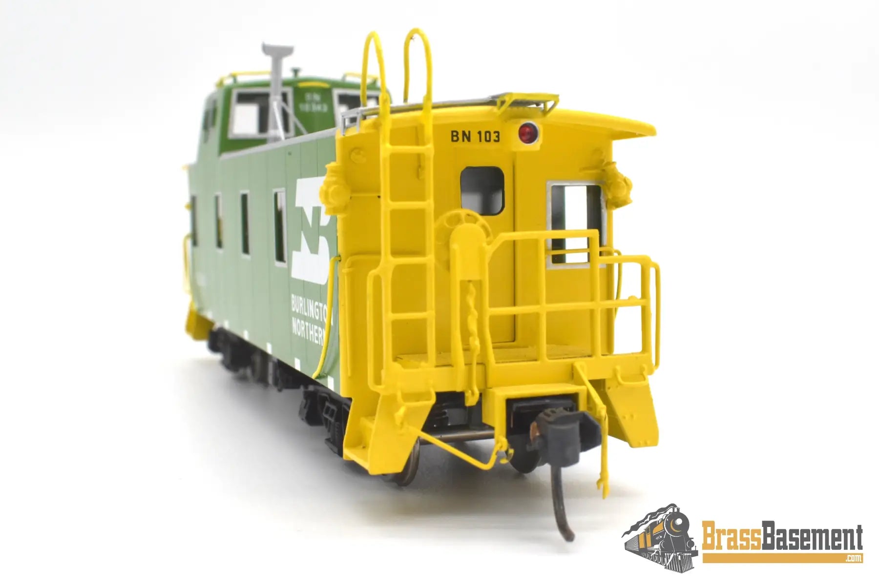 Ho Brass - Railway Classics Burlington Northern Bn Ne-12 Steel Caboose #10343 Streamlined Cupola