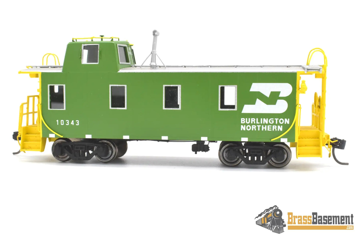 Ho Brass - Railway Classics Burlington Northern Bn Ne-12 Steel Caboose #10343 Streamlined Cupola