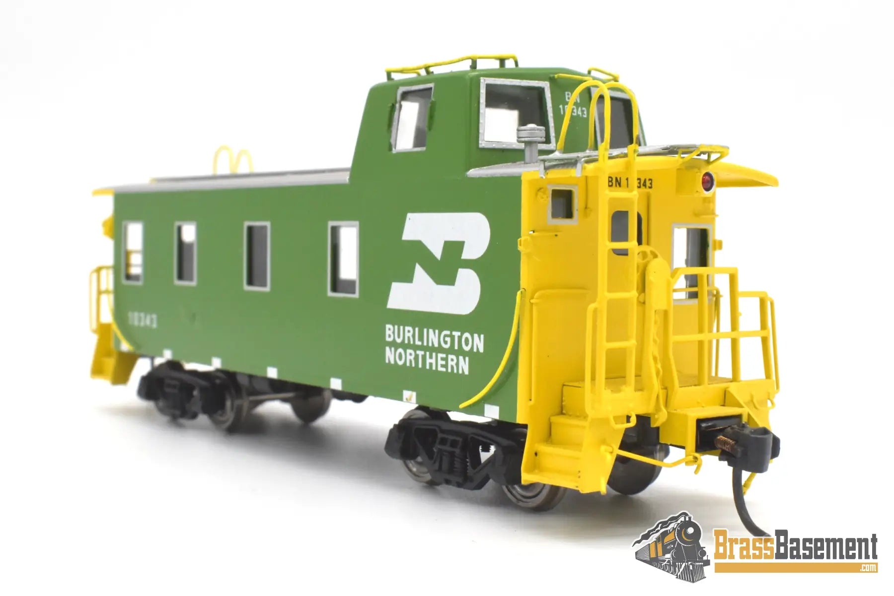 Ho Brass - Railway Classics Burlington Northern Bn Ne-12 Steel Caboose #10343 Streamlined Cupola