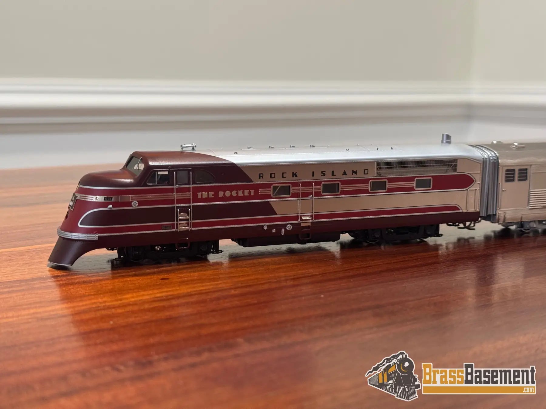 HO Brass - Railway Classics PR Peoria Rocket 1937 TA Diesel #601 w/ 4 Car Set - 1of25 Passenger