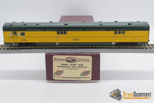 Ho Brass - Rwc Railway Classics Cnw12 Baggage 60’ Mail Rpo Factory Paint Passenger