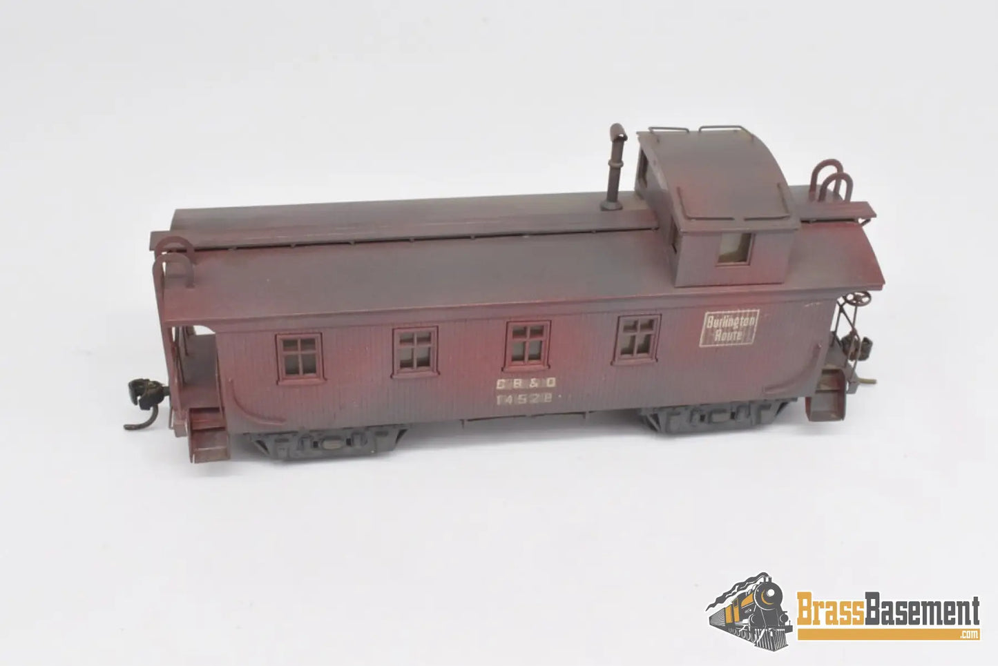 Ho Brass - Signal House Models Cb&Q Burlington Caboose #14528 Custom Painted