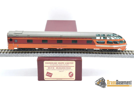 Ho Brass - Ssl Shoreham Milwaukee Road Hiawatha Creek Series Skytop Observation 1948 Paint Passenger