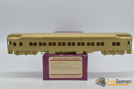 Ho Brass - Ssl Shoreham Pullman 16 Section Tourist Sleeper Plan2412U Unpainted Passenger