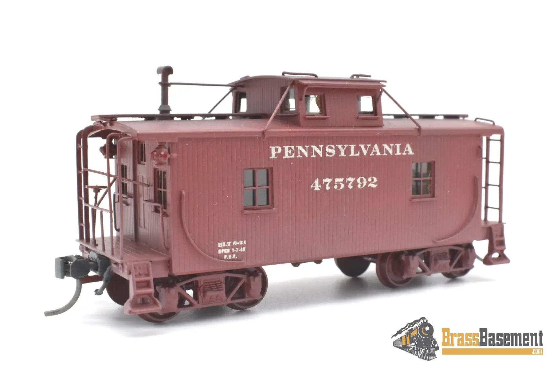 Ho Brass - Sunset Models Pennsylvania Prr Nda Caboose Custom Painted Caboose