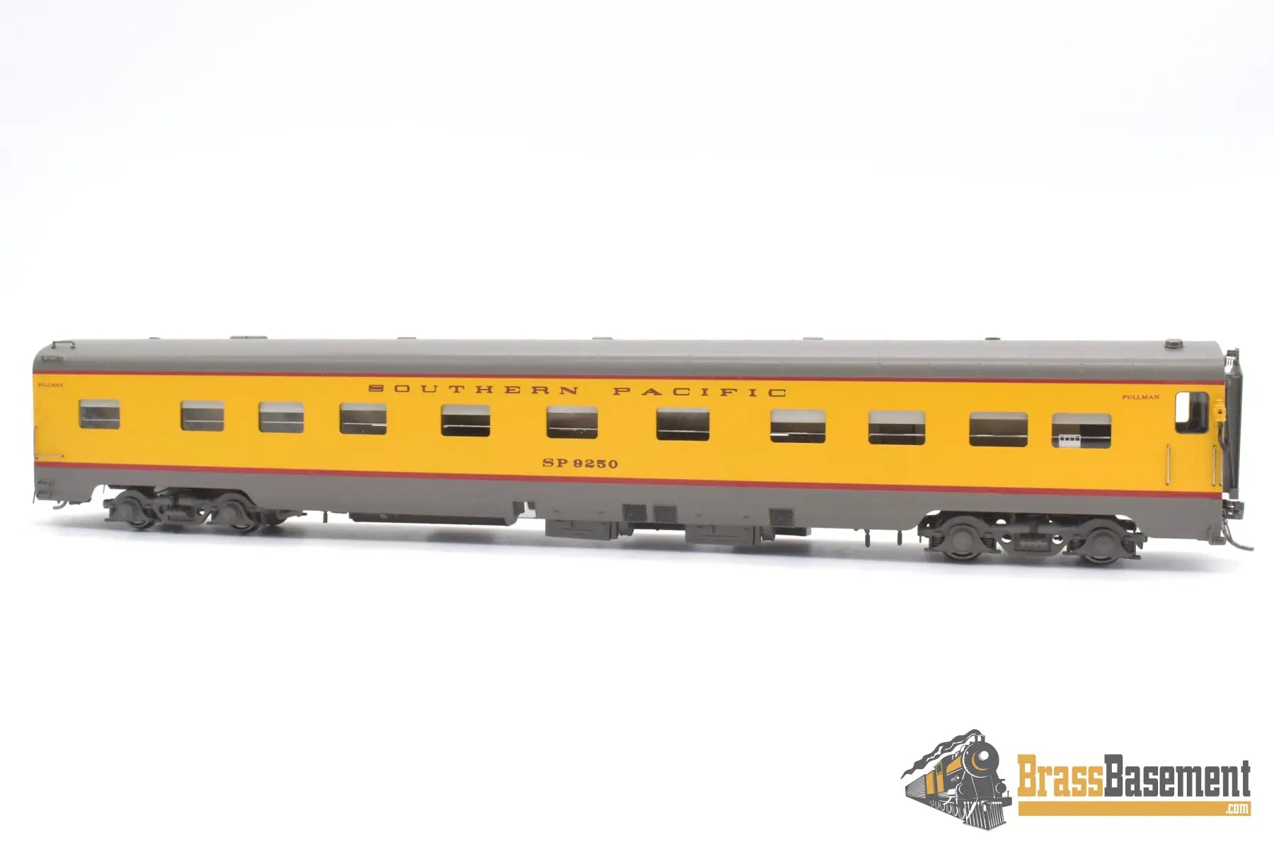 Ho Brass - Tcy 0317.1 Southern Pacific Sp 9250 Lw 12 - 5 Duplex Sleeper Overland Yellow Brand New