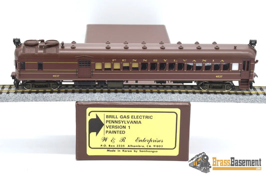 Ho Brass - W&R Gas - Electric Pennsylvania Prr #4637 Version 1 Factory Paint Samhongsa Doodlebug