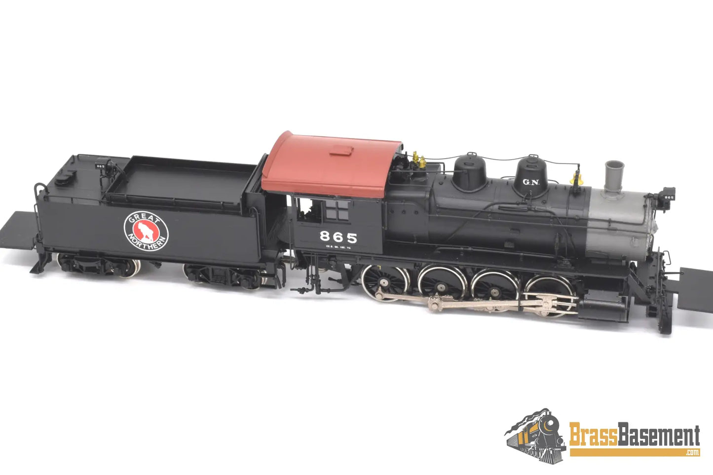 Ho Brass - W&R Great Northern Gn C - 2 0 - 8 - 0 #865 Fp Black Mint Boo Rim Steam